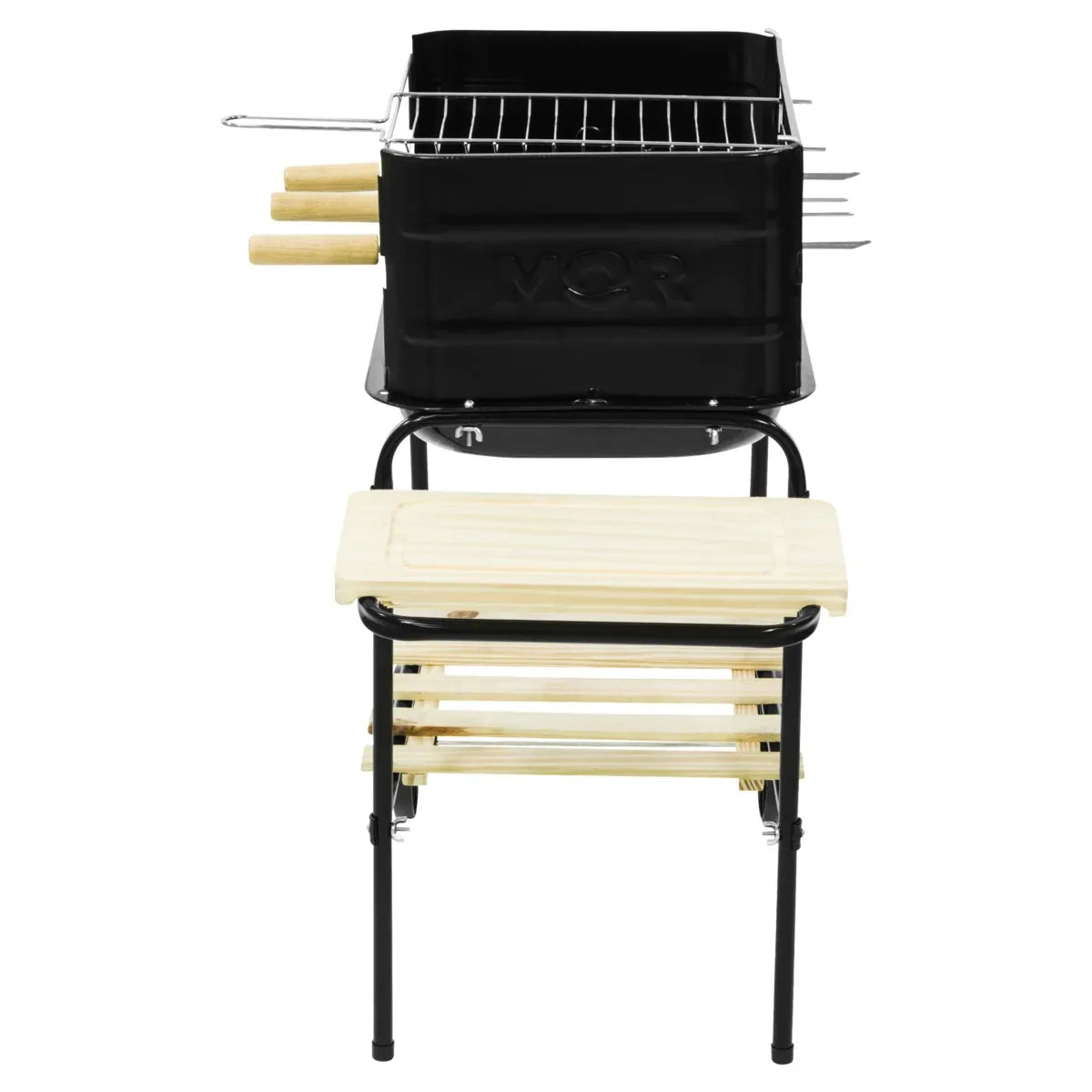 Churrasqueira Portátil Preta Mor Califórnia 82cm x 38,5cm x 75cm