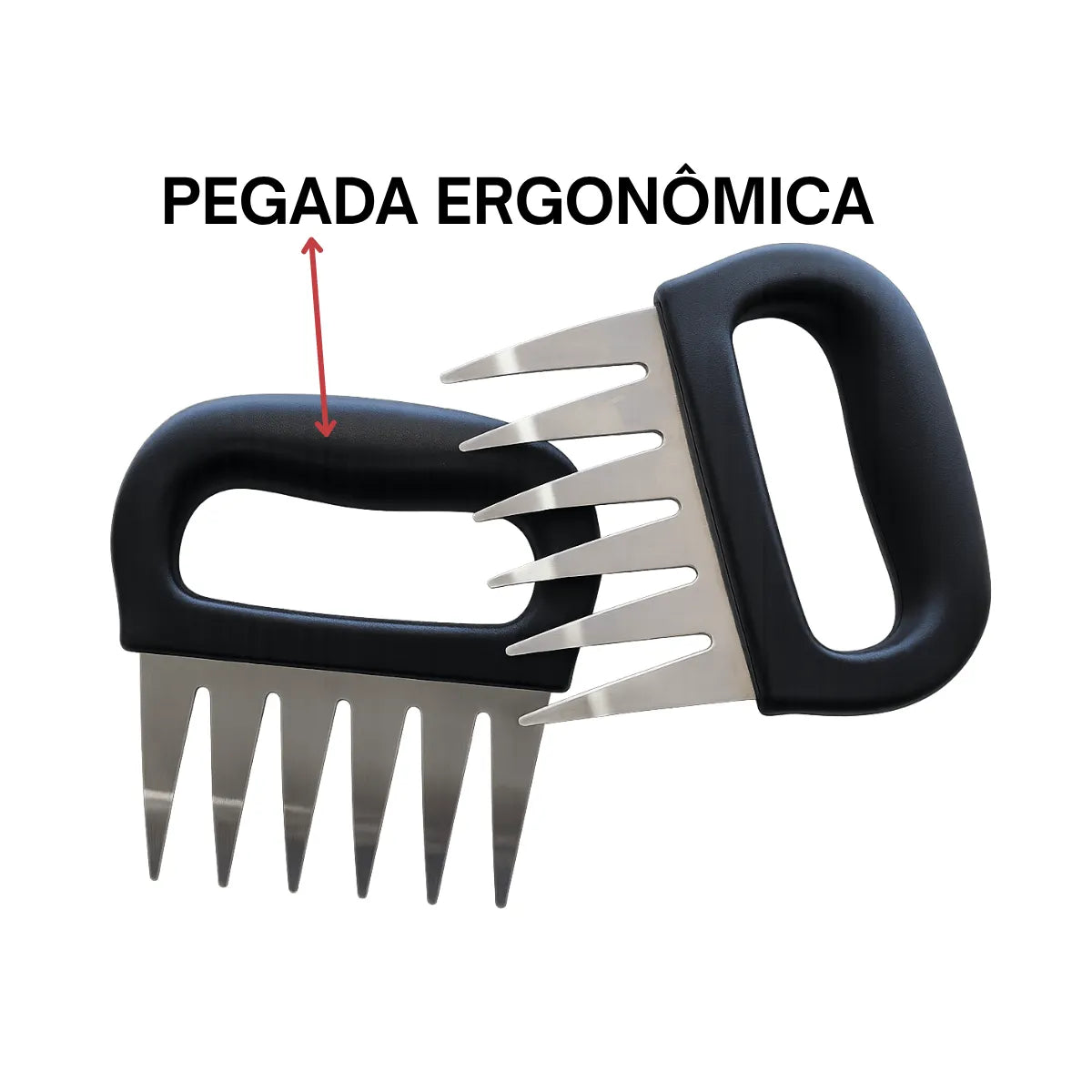 Garra de Urso - aço inox 2 unidades